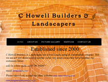 Tablet Screenshot of chowellbuilders.com